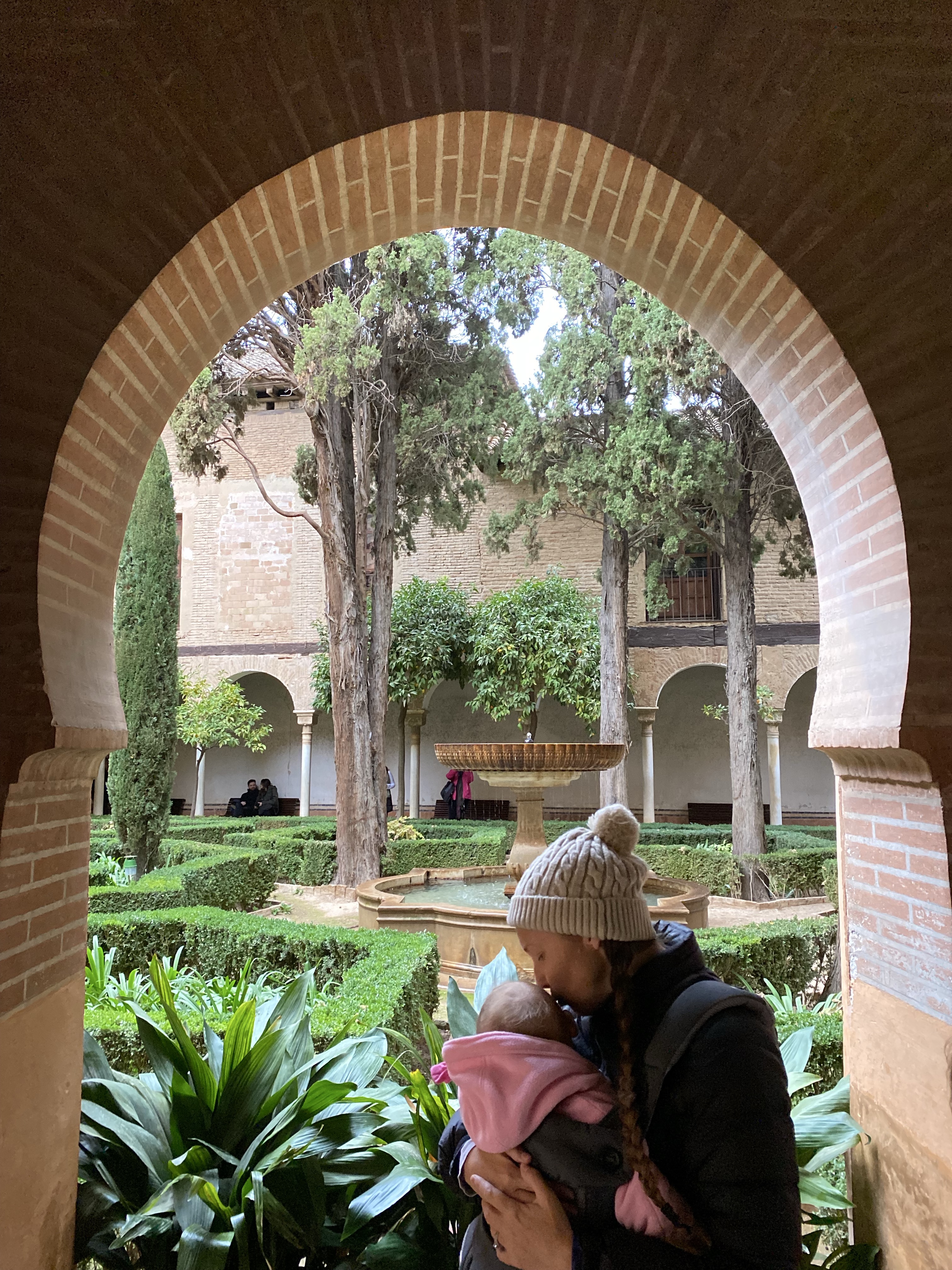 Melissa at the Alhambra palace gardens